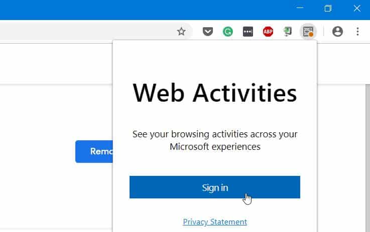 web activities tool