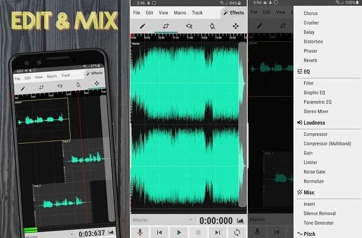 WavEditor best audio editors for Android