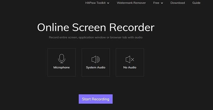HitPaw screencasting tool