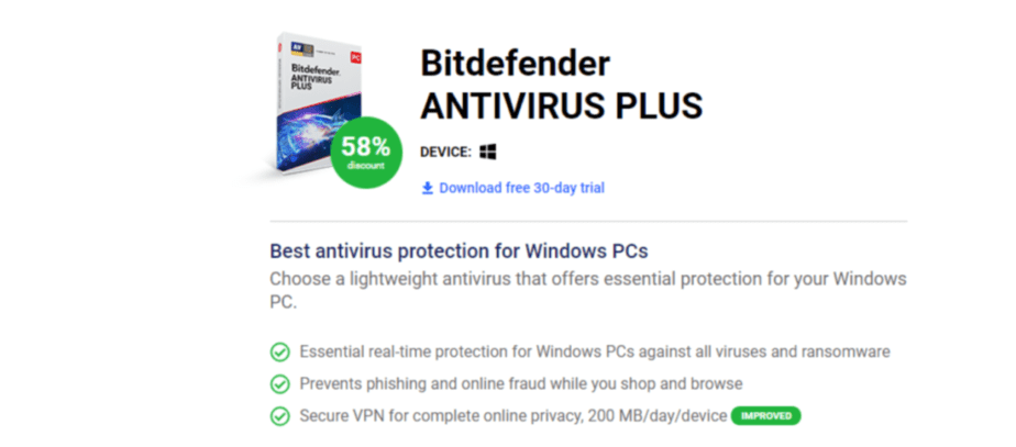 Bitdefender Antivirus Plus for Windows Review